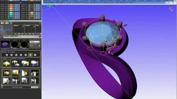 gemvision matrix 3d simple ring and render