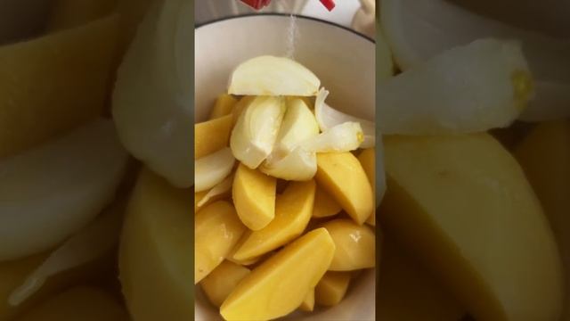 Полпеттоне с картофелем в духовке