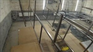 Угловая кровать софа из профильной трубы