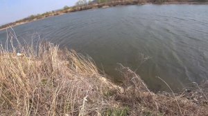 Ветер не помеха для охоты с рогатки(рыбалка с рогаткой)