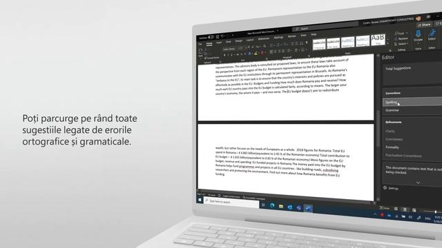 Cum să verifici scrierea corectă într un document Word смотреть онлайн