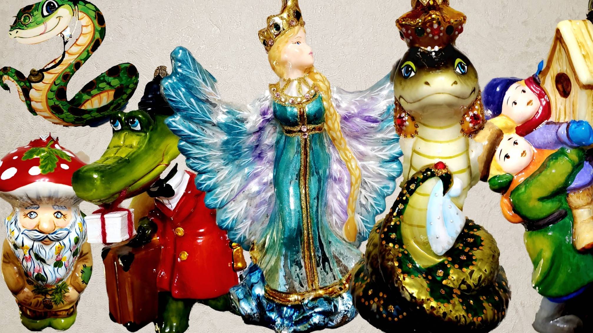 Елочные игрушки Atlas art, Komozja, Ариель 2024_чать третья смотреть онлайн