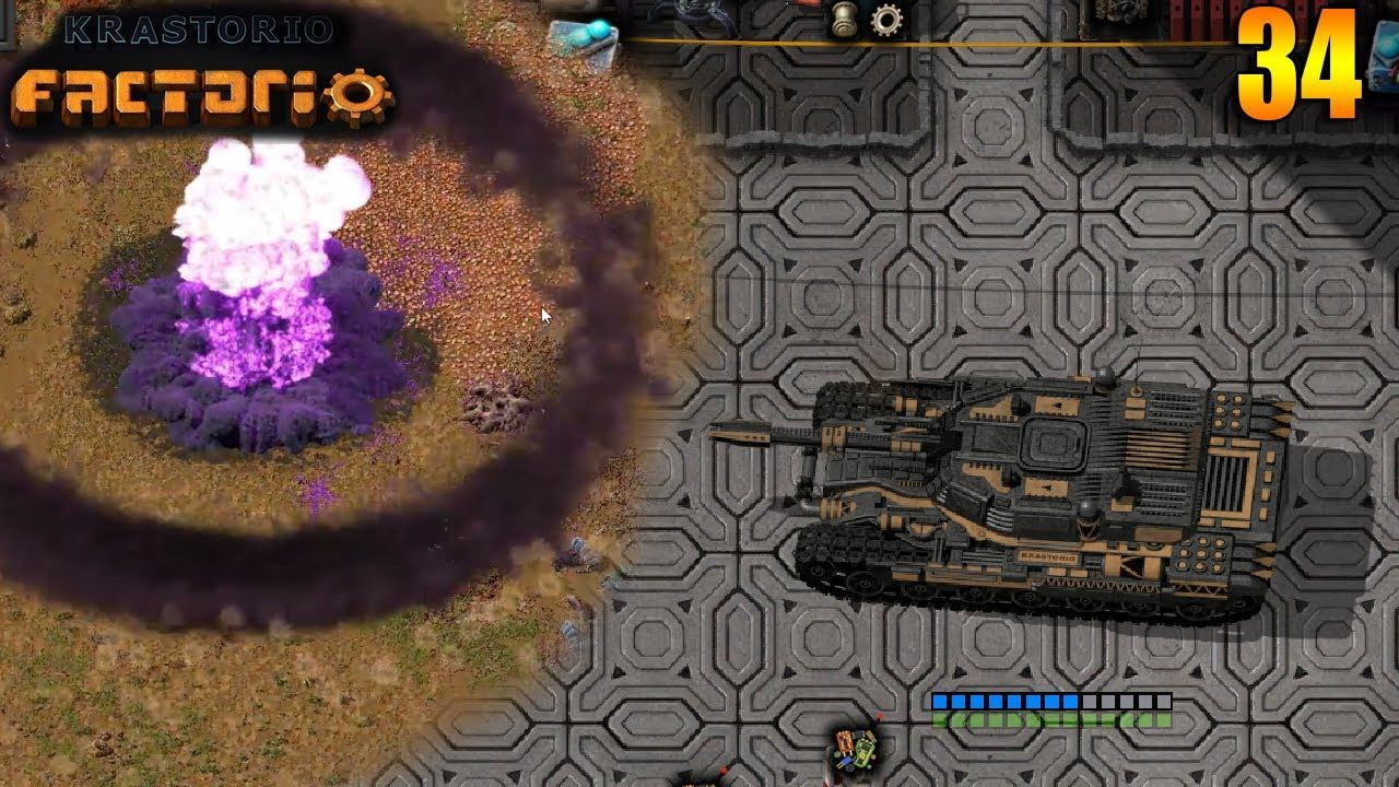 Гра після фіналу! Випробую Антиматеріальну бомбу та танк | гра Factorio Українською | #34 смотреть онлайн