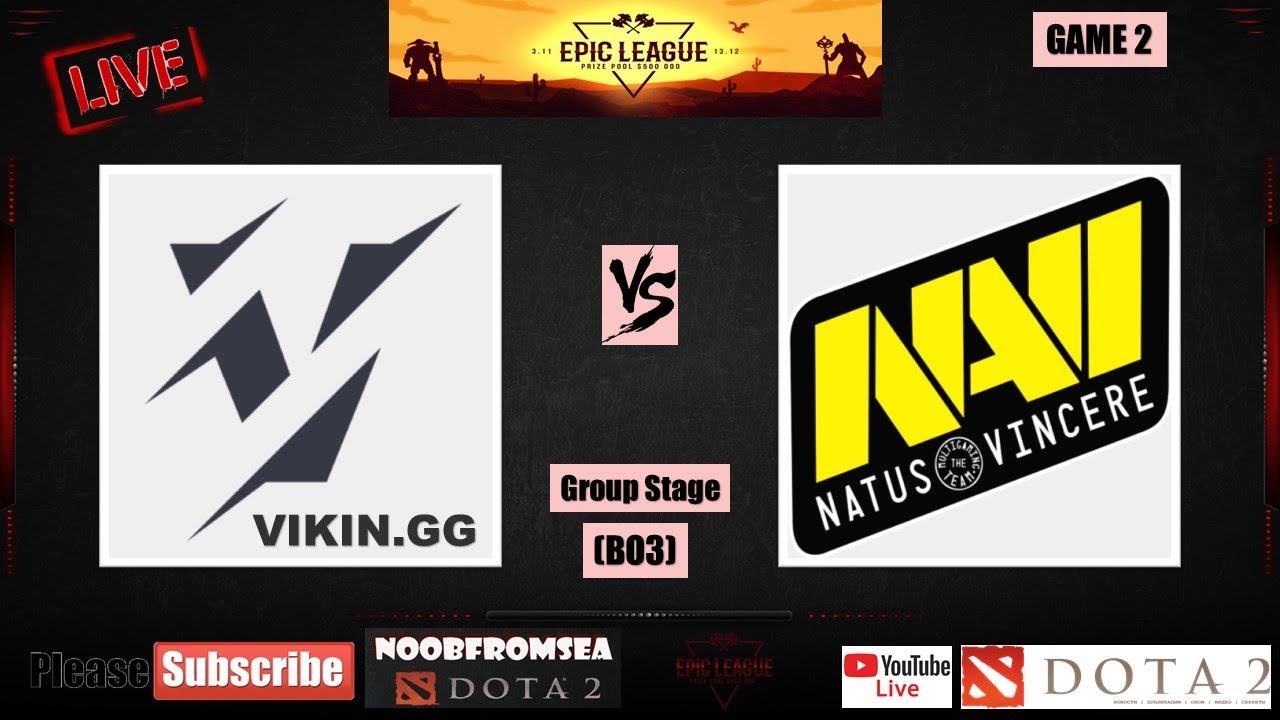 VIKIN.GG vs NAVI - Game 2 | Dota 2 Live | All Games | Bo3 | Group Stage Epic League Division 1 смотреть онлайн