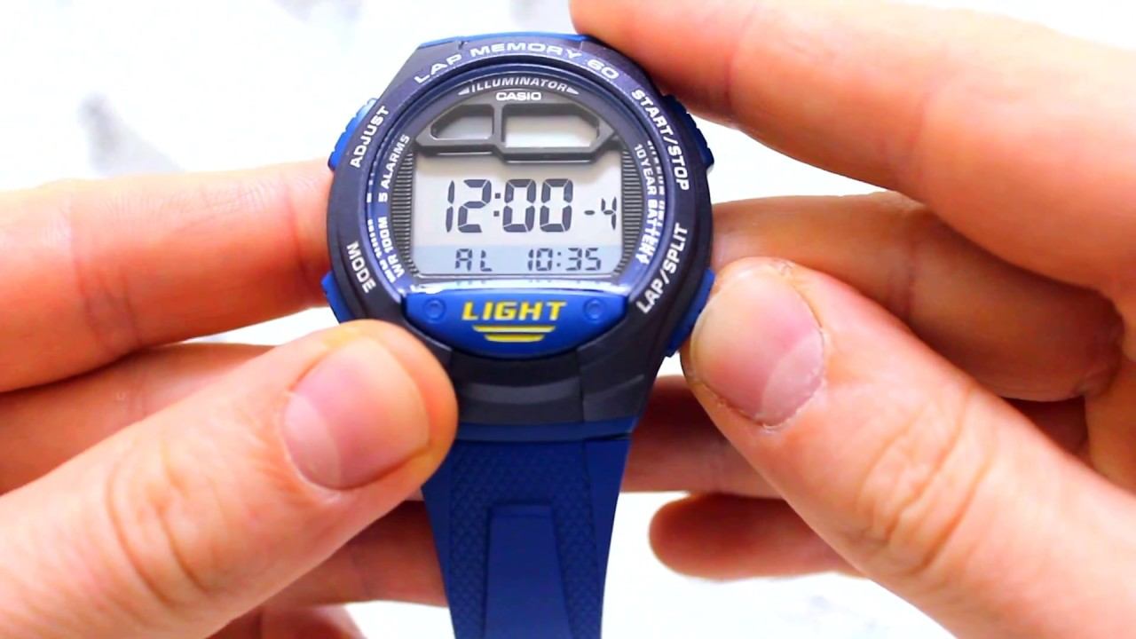Часы Casio Illuminator W-734-2A - видео обзор от PresidentWatches.Ru смотреть онлайн