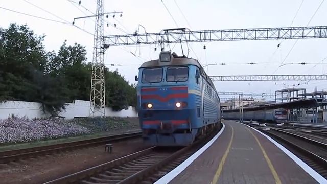 Железная дорога, электровозы, видео поезда Electric locomotives, railway video compilation HD, 720 смотреть онлайн