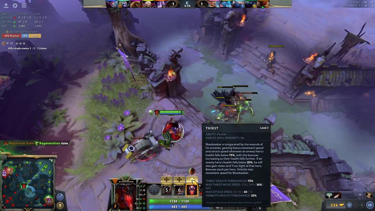 Dota Full Game 51 - Daddy Bloodseeker смотреть онлайн