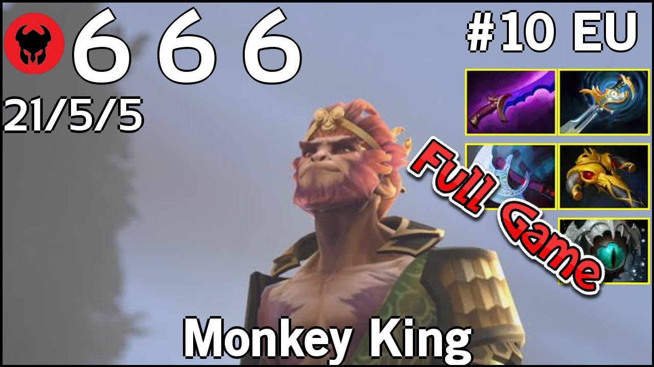 6 6 6 plays Monkey King!!! Dota 2 Full Game 7.20 смотреть онлайн