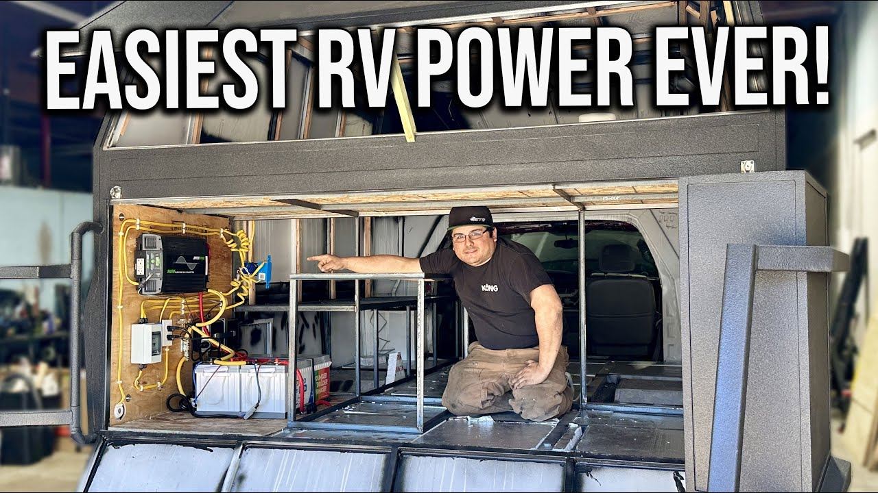 Ram 3500 Camper Truck Build - Doing Power Distribution The Easy Way смотреть онлайн