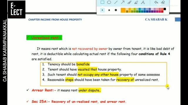 INCOME FROM HOUSE PROPERTY (PART 1) LECTURE 3 смотреть онлайн