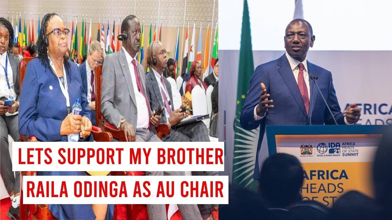 FINALLY PRESIDENT RUTO CAMPAIGN FOR RAILA AS INVITE HIM TO MEET 54 AFRICA PRESIDENTS AT IDA21 SUMMI смотреть онлайн