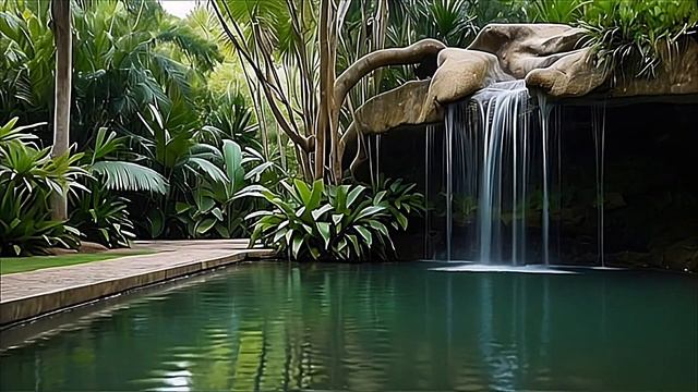 Ambience: Clips of a Botanic Garden with New Relaxing Low Fidelity Music #AI смотреть онлайн
