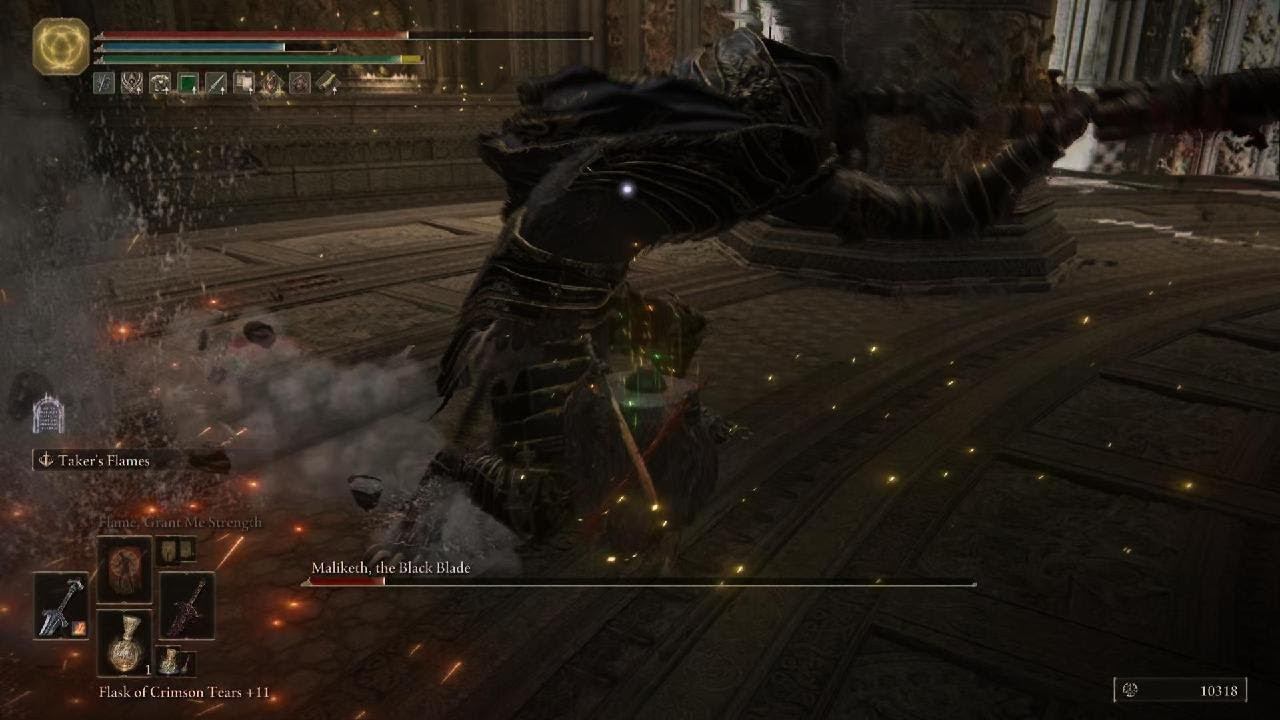 ELDEN RING - Maliketh, the Black Blade (Blasphemous Herald Build) смотреть онлайн