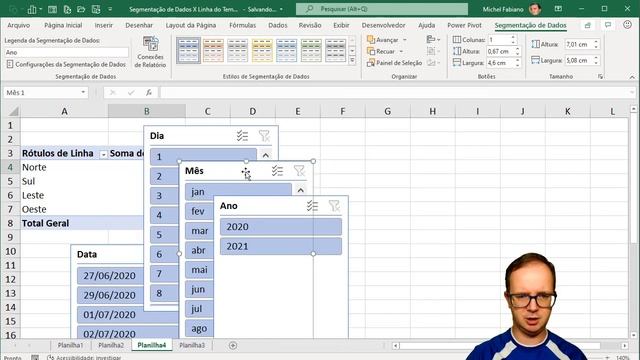 Como Fazer Segmentação de Dados sem a Linha do Tempo no Excel смотреть онлайн