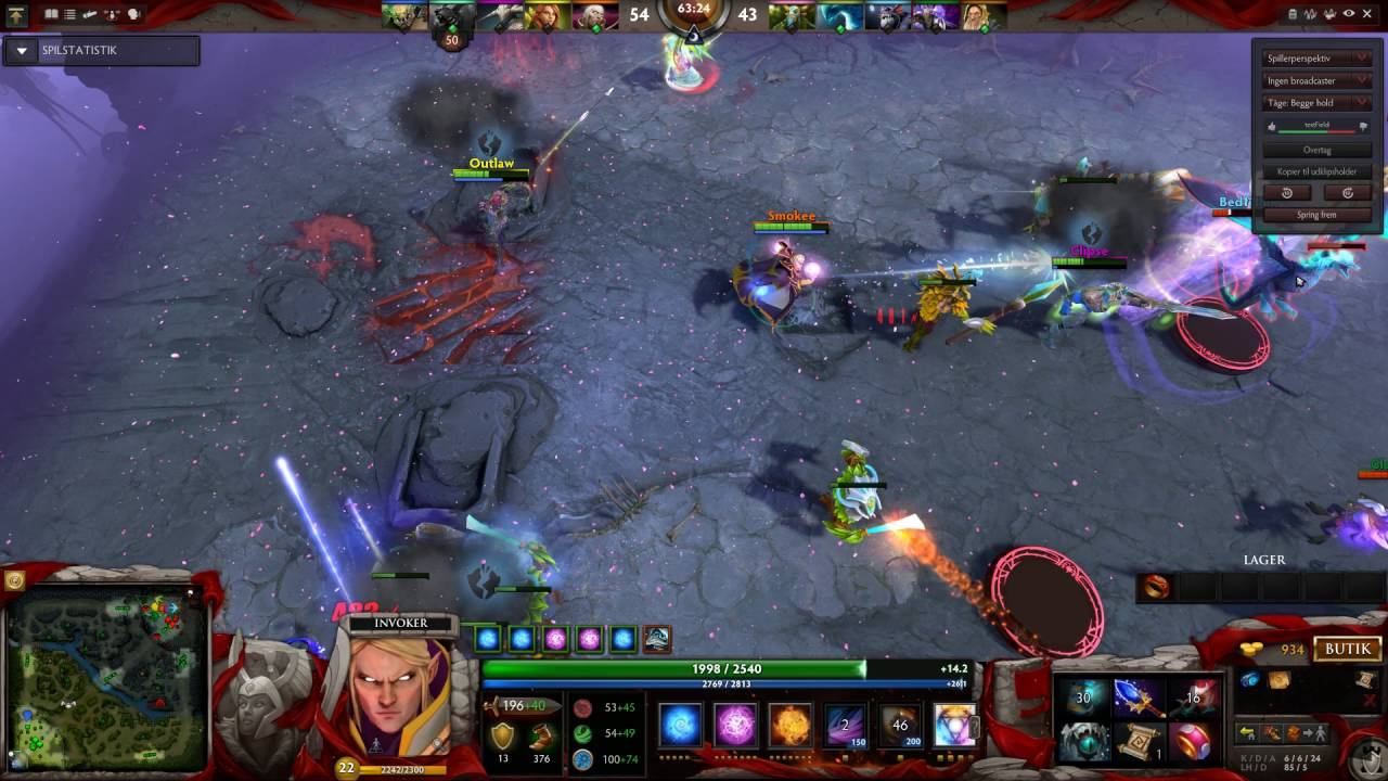Dota 2 | QW invoker vortex + sunstrike kill смотреть онлайн