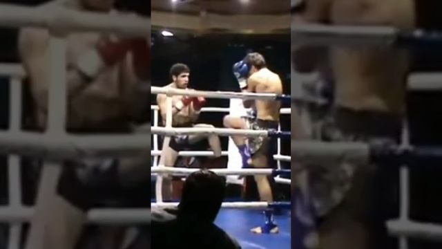Алим Набиев. Нокдаун ногой в голову!!! смотреть онлайн