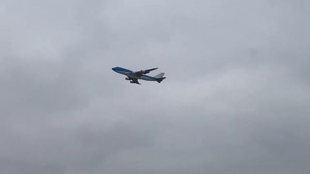 KLM 747-400 PH-BFT Final Takeoff at ORD Dec. 7, 2020 смотреть онлайн