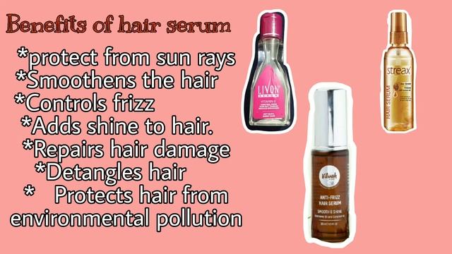 🥰what is a hair serum? /Benefits of hair serum/and review of hair serum/vilvah Ant-Frizz hair serum смотреть онлайн