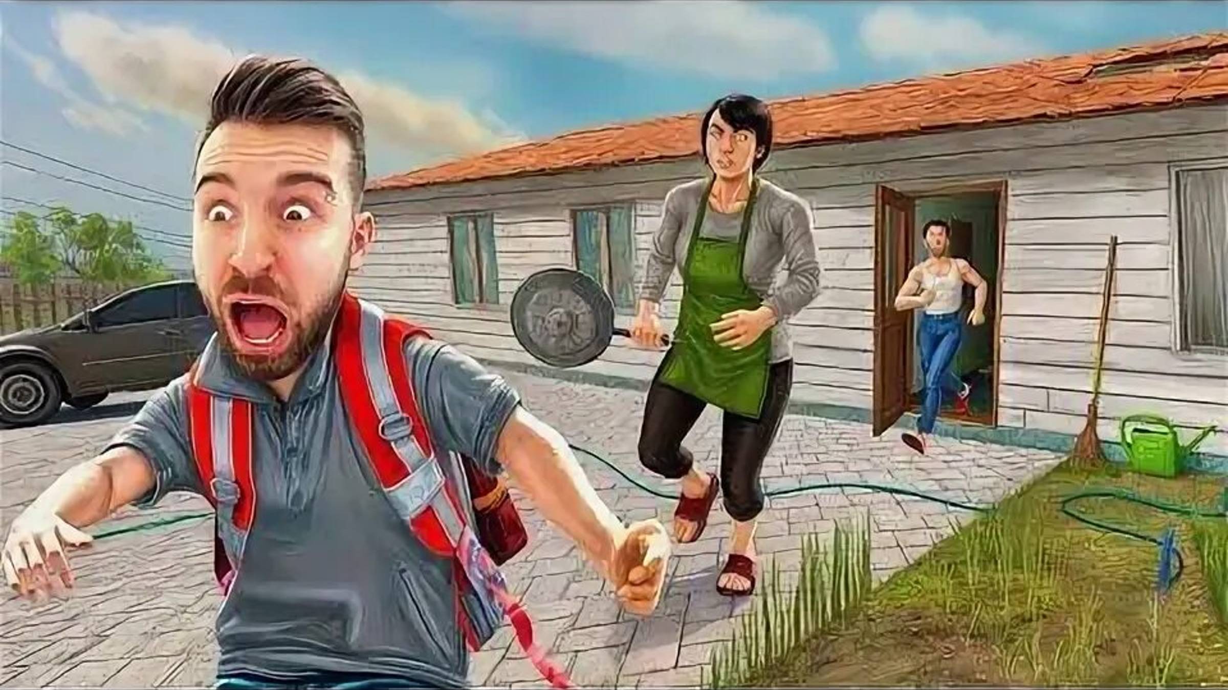 Чу-чуть побегали от злых родителей в скулбое//Schoolboy Runaway