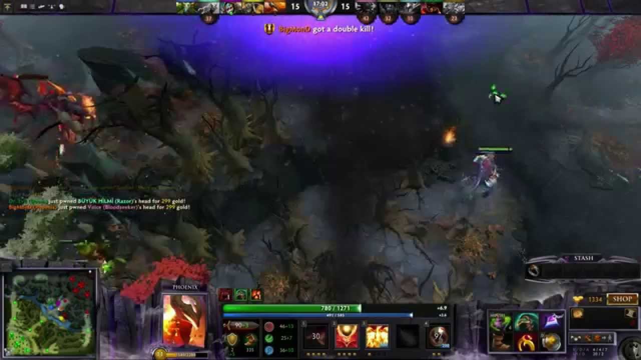 Dota 2 Phoenix New Spell Icons смотреть онлайн