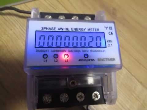 Sinotimer  DDS024T Power Consumption Energy Meter Wattmeter KWh