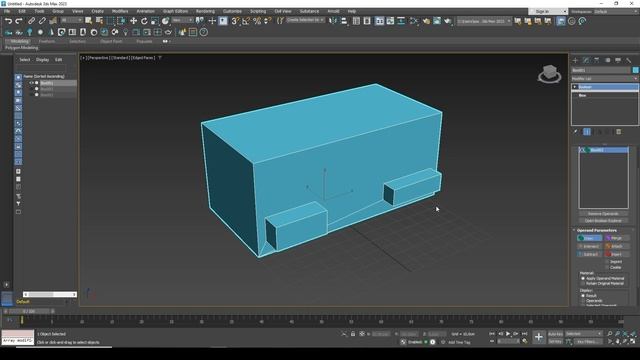 Boolean in 3DS Max 2023 #tutorial #lesson #3dsmax #3d #2023 смотреть онлайн