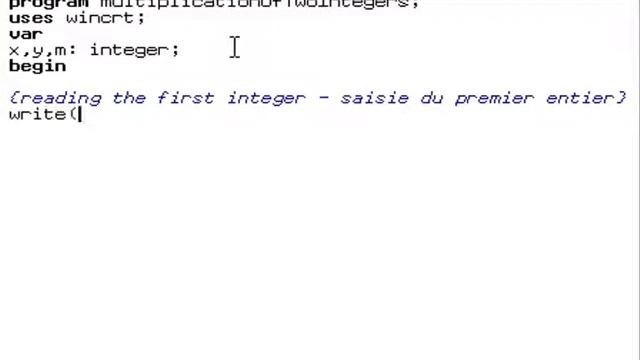 [Programming Exercise -- Pascal] Program: Multiplication of Two Integers смотреть онлайн