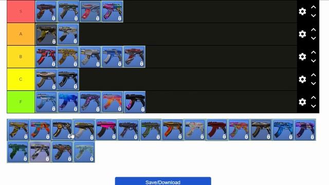 Vandal Skin Tier List смотреть онлайн