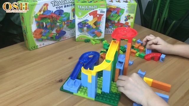 Educational toys construction marble race run maze track brick смотреть онлайн