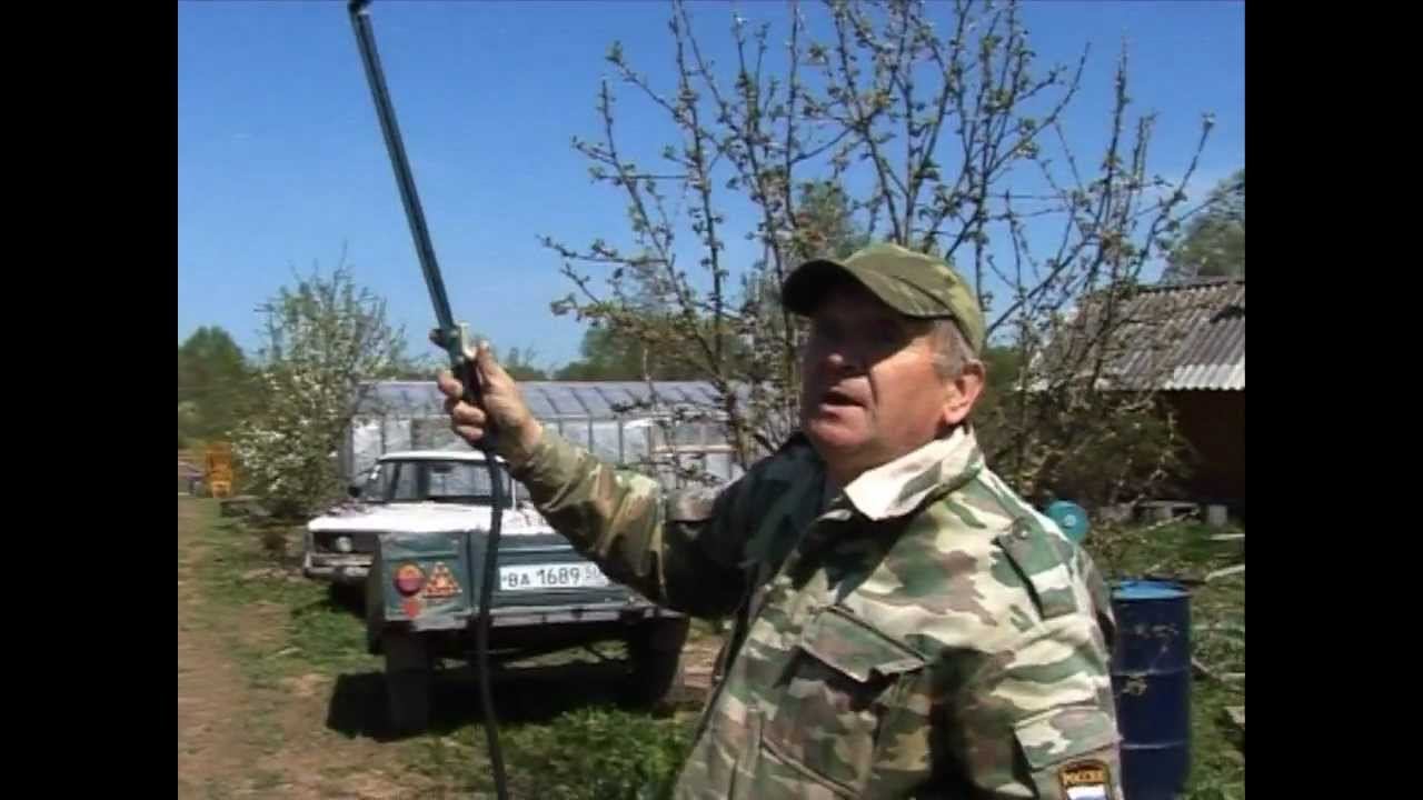 Опрыскиватель для ловли роя Пасека Малухи смотреть онлайн