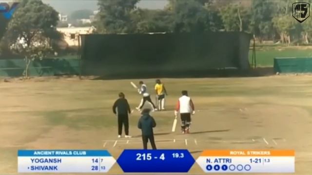 Shivank Bhatia | 40 runs n.o. | 16 balls | Krypton Limited Edition series bat смотреть онлайн