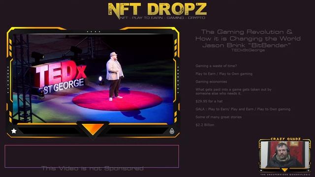 Reacting to GALA GAMES’S Jason Brink’s TEDxStGeorge talk смотреть онлайн