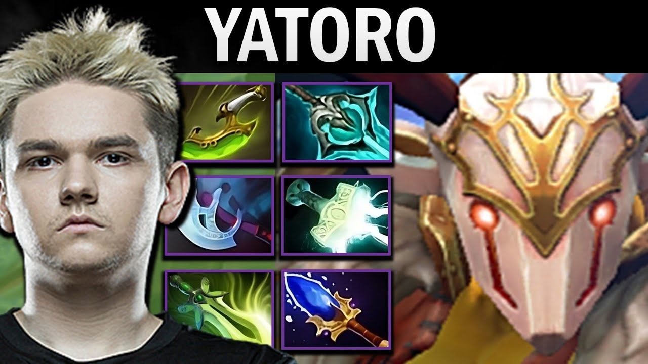 Juggernaut Gameplay Yatoro with Butterfly and 1000 GPM - Dota 7.36 смотреть онлайн