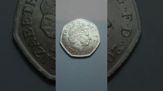 Olympic Hockey 50 Pence British Coin смотреть онлайн