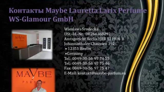 Maybe Lauretta Larix Perfume - Бизнес Презентация ч.1 смотреть онлайн
