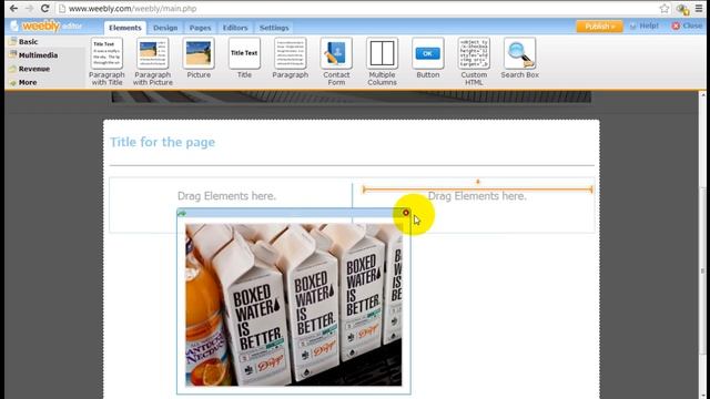 How to Use Weebly Elements (Title, Paragraph, Picture, Multiple Column) to Build Websites смотреть онлайн