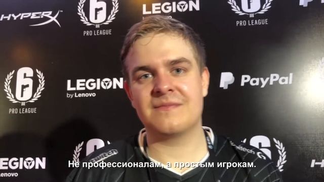 Интервью с Fabian, игроком команды G2 по Rainbow Six Siege смотреть онлайн