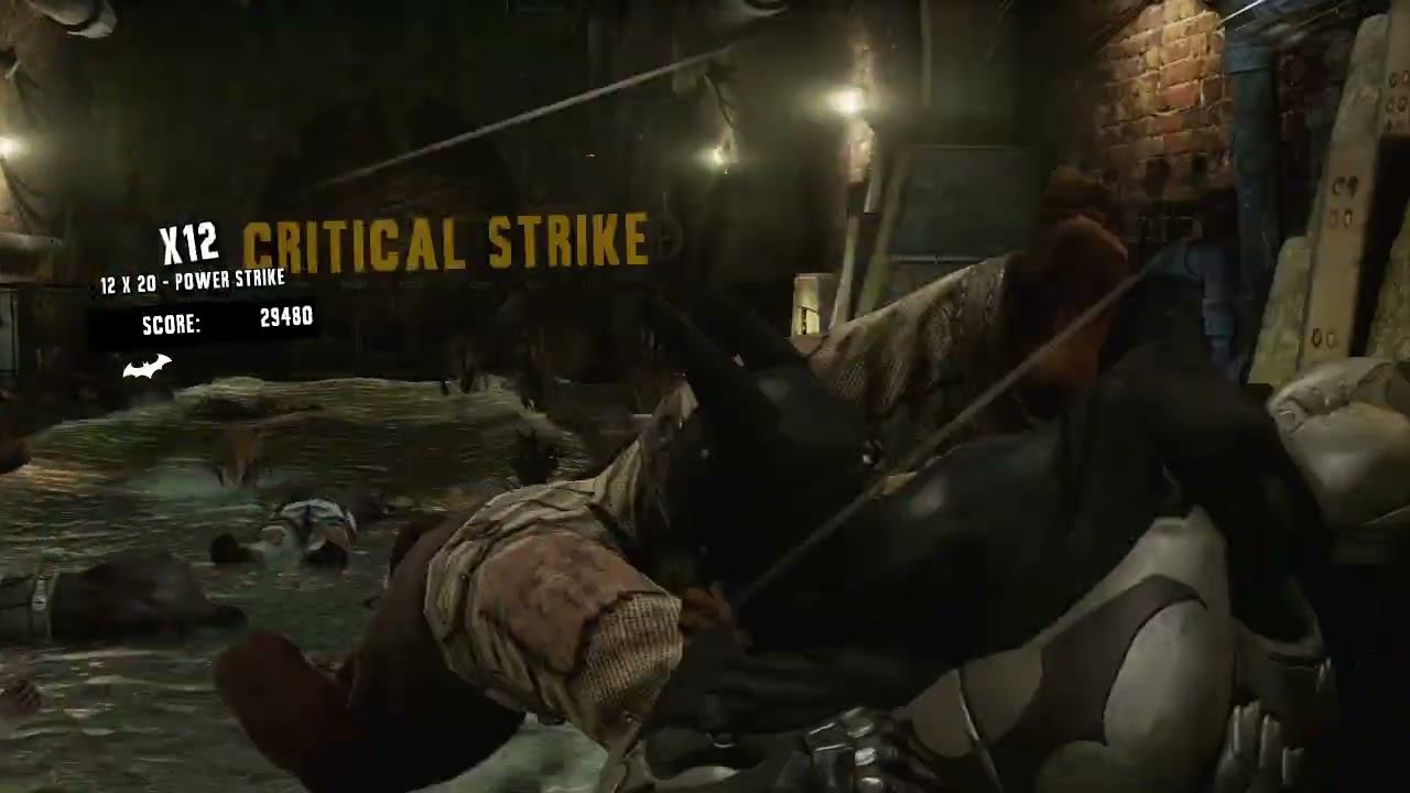 Batman Arkham Asylum - Challenge Mode - Sewer Bat (Extreme) смотреть онлайн