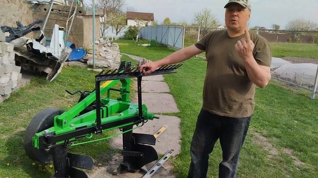 Огляд та доробки плуга 2 по 28см та відео в роботі нашого Юто SX 244 смотреть онлайн
