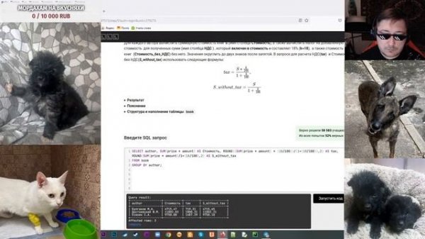 Благотворительный стрим. Интерактивный тренажер SQL на Stepik. Урок 3