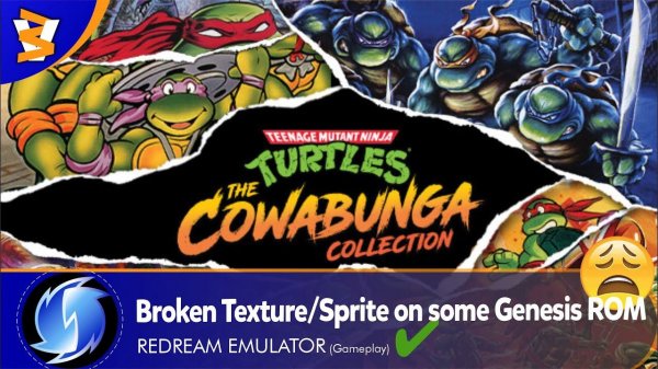 Redream v1.5.0-1045- TMNT: The Cowabunga Collection SEGA Dreamcast HACK (Playable/ReShade)
