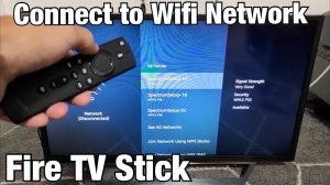Fire TV Stick 4: How to Connect to Wifi Internet Network