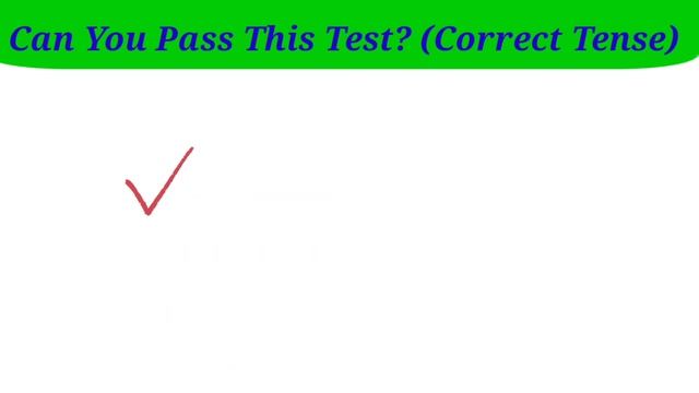 TEST YOUR ENGLISH GRAMMAR. TENSES / CORRECT FORM OF VERB. 15 Questions. Eng Grammar Quiz 1 смотреть онлайн