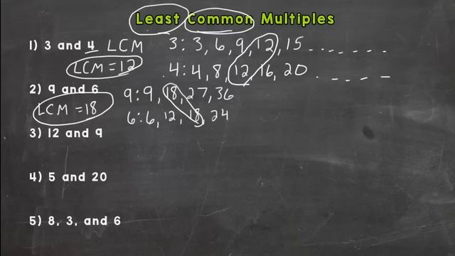 Least Common Multiples | LCM | 5th Grade Math смотреть онлайн