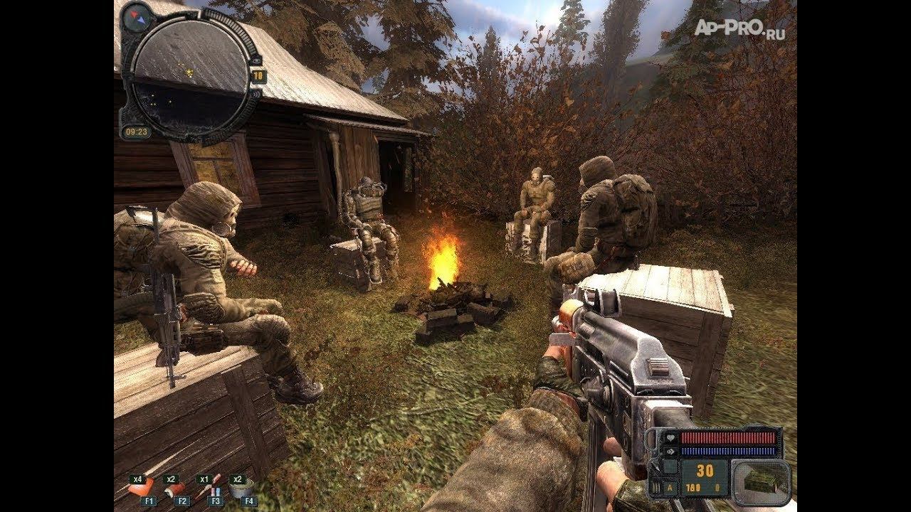S.T.A.L.K.E.R. New vision of war Разнос базы бандитов! смотреть онлайн