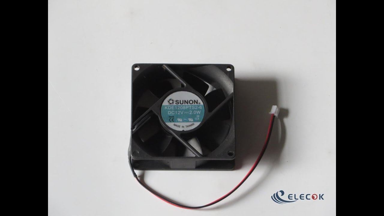 Sunon KDE1208PTS2-6 12V 2W 2wires Cooling Fan смотреть онлайн