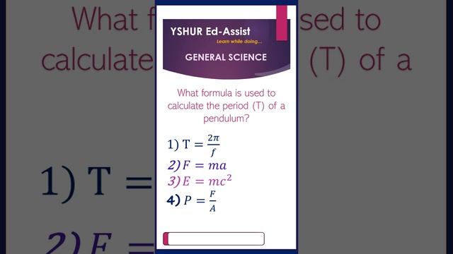 Period of Pendulum Formula #physics #mcqs #dsc #gk #groups #exams #competitive #study #civils смотреть онлайн