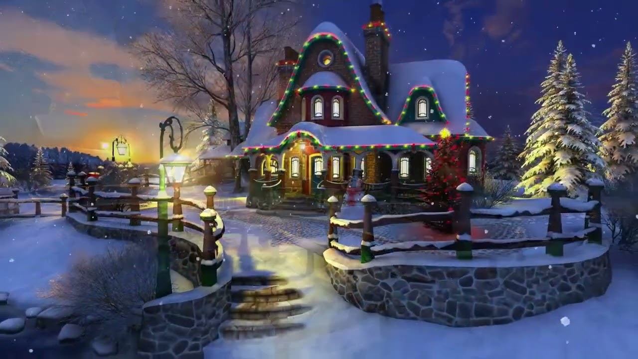 Новорічна казка / Футаж / Казковий будиночок / Новогодняя сказка / New Year's fairy tale / Footage смотреть онлайн
