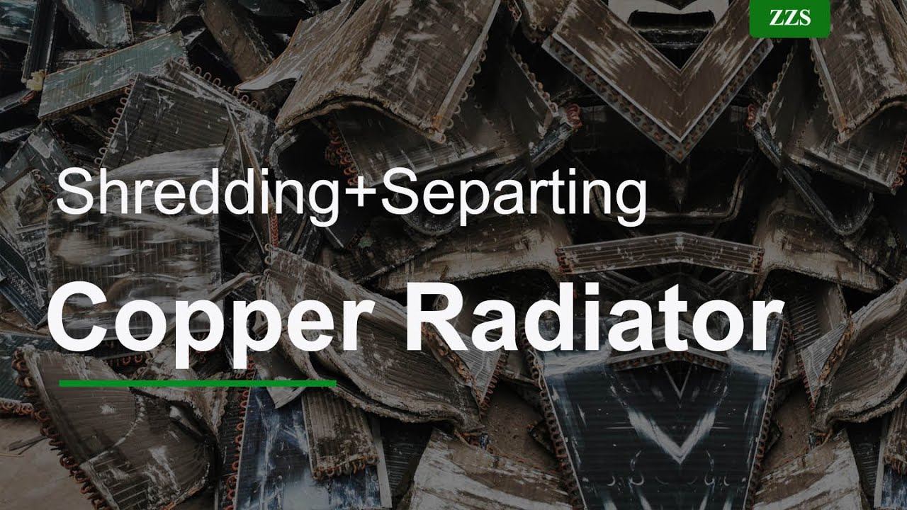 How To Recycle the Scrap Metal Radiator By a Radiator Separator Recycling Line смотреть онлайн