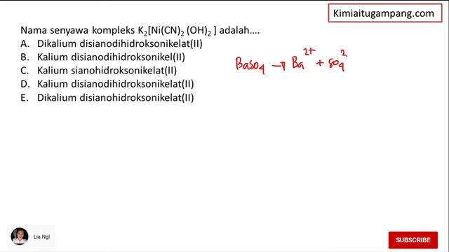 KUPAS TUNTAS SOAL ION KOMPLEKS Part 1 смотреть онлайн
